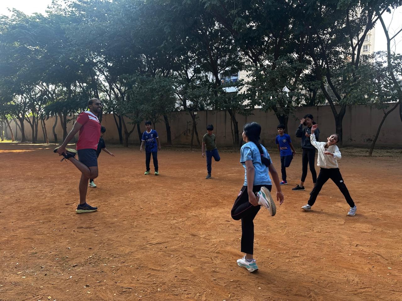 kids streching